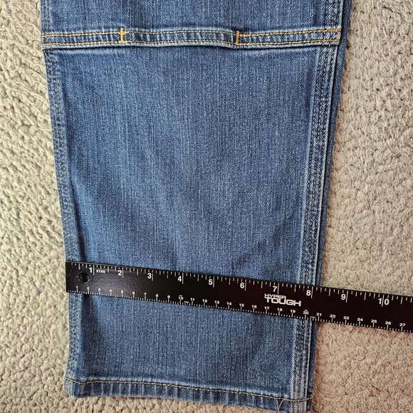 Carhartt Jeans Mens 40x32 Blue Relaxed Work Utility Carpenter Pants Double Knee - Picture 13 of 16